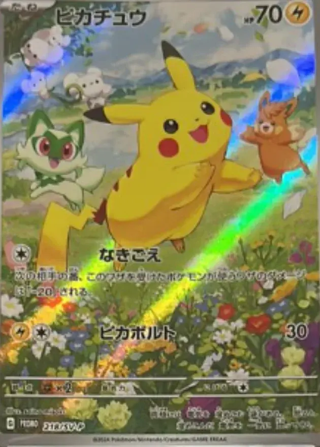 ピカチュウ P(ポケカの夏がキタ!) AR