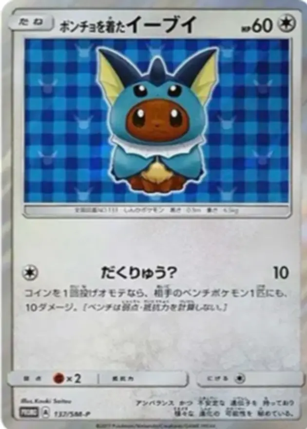 ポンチョを着たイーブイ(SW)